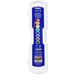 Dixon Semi-Moist Oval Pan 8-Watercolors Set - 8 / Set
