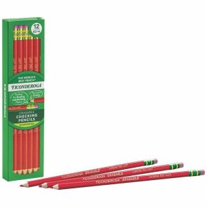 Alternative view of Ticonderoga Eraser Tip Checking Pencils - 12 / Box