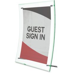 Alternative view of Deflecto Superior Image Curved Edge Sign Holder