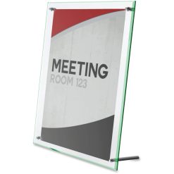Alternative view of Deflecto Superior Image Beveled Edge Sign Holder