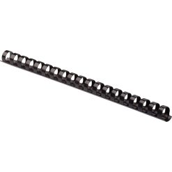 Alternative view of Fellowes Plastic Binding Combs - Black, 3/8" Diameter - FEL 52325