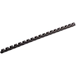 Alternative view of Fellowes Plastic Binding Combs - Black, 1/4" Diameter - 100 / Pack