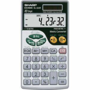 Alternative view of Sharp Calculators EL-344RB 10-Digit Handheld Calculator