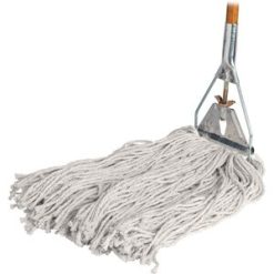 Alternative view of Genuine Joe Wood Handle Complete Wet Mop