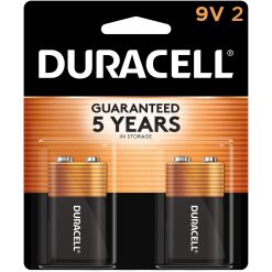 Alternative view of Duracell Coppertop Alkaline 9V Battery - MN1604 - 2 / Pack