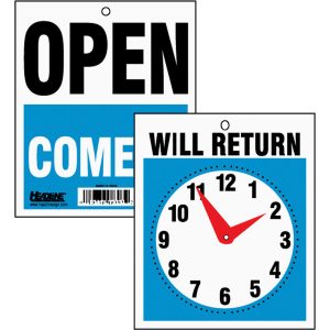 Alternative view of Headline Will Return Clock Hands Signs