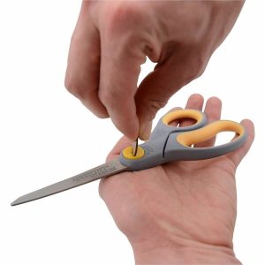 Alternative view of Westcott 8" Straight Soft Handle Titanium-Bonded Glide Scissors - 2 / Pack
