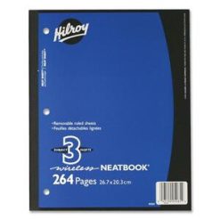Alternative view of Hilroy Neatbooks Three Subject Notebook
