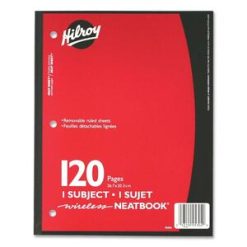 Alternative view of Hilroy Neatbooks One Subject Notebook