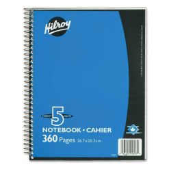Alternative view of Hilroy Executive Coil Five Subject Notebook