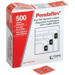 Alternative view of Pendaflex Numeric End Tab Filing Labels - #3