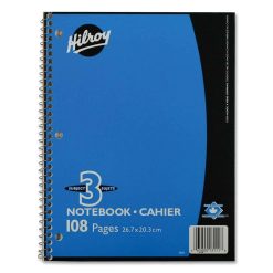 Alternative view of Hilroy Coil Three Subject Book