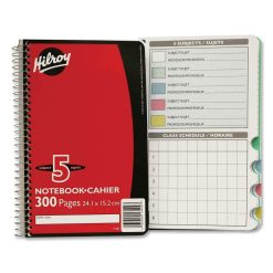 Alternative view of Hilroy Executive Coil Five Subject Notebook