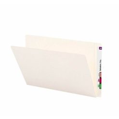Alternative view of Smead Shelf-Master Straight Tab Cut Legal Recycled End Tab File Folder - 50 / Box