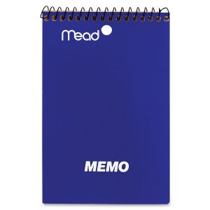 Alternative view of Mead 4"x6" Wirebound Memo Book