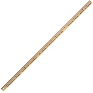 Alternative view of Westcott Wooden Metre Stick with Plain Ends