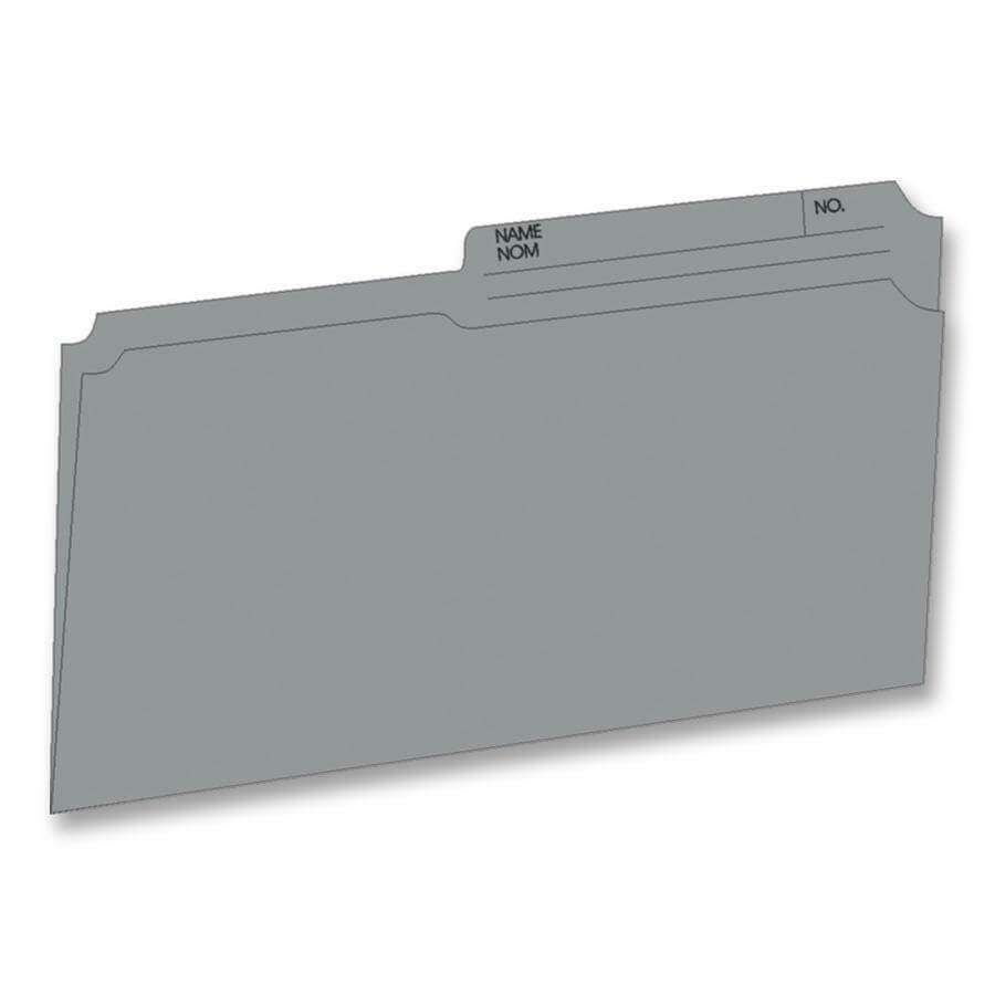 Hilroy 1/2 Tab Cut Legal Recycled Top Tab File Folder - Image 2