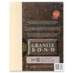 Alternative view of First Base Granite Bond Laser Paper - 100 / Pack