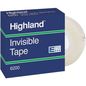 Alternative view of 3M Highland Permanent Invisible Transparent Tape