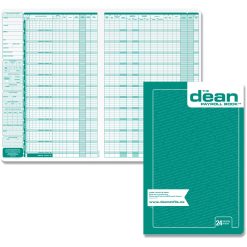 Alternative view of Dean & Fils Twenty Four Employees Payroll Book