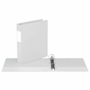 Alternative view of Davis Group Premium Economy, Angle D Ring, Binder, (White, 1.5")