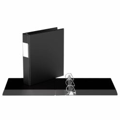 Alternative view of Davis Group Premium Economy, Angle D Ring, Binder, (Black, 1.5")