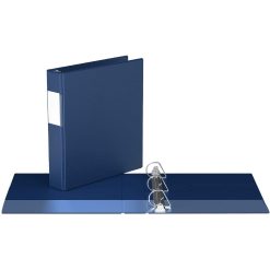 Alternative view of Davis Group Premium Economy, Angle D Ring, Binder, (Royal Blue, 1.5")