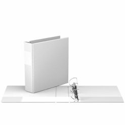 Alternative view of Davis Group Premium Economy, Angle D Ring, Binder, (White, 2")