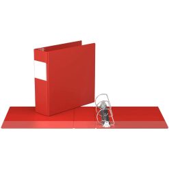 Alternative view of Davis Group Premium Economy, Angle D Ring, Binder, (Red, 3")