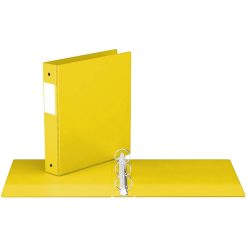 Alternative view of Davis Group Premium Economy, Round Ring, Binder, (Yellow, 1.5")