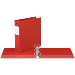 Alternative view of Davis Group Premium Economy, Round Ring, Binder, (Red, 2")