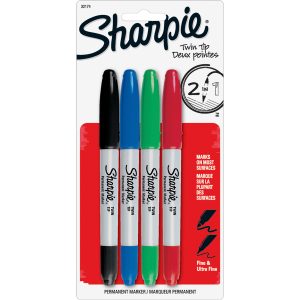 Alternative view of Sharpie Twin-Tip Markers - 4 / Set