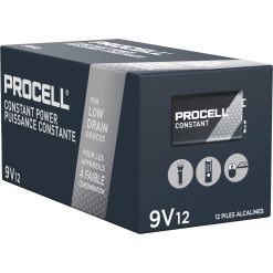 Alternative view of Duracell Procell Alkaline 9V Battery - PC1604 - 12/Box