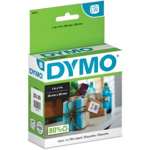 Alternative view of Dymo LabelWriter Square Multipurpose Labels White - 750 / Roll