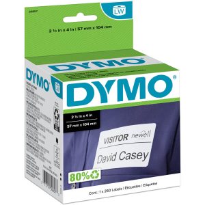 Alternative view of Dymo LabelWriter Adhesive Name Badges - 250 / Roll