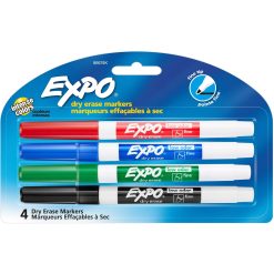 Alternative view of Expo Low-Odor Dry-erase Markers - 4 / Set