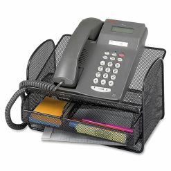 Alternative view of Safco Onyx Mesh Telephone Stand