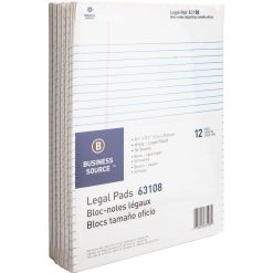 Alternative view of Business Source Micro-Perforated Legal Ruled Pads