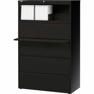 Alternative view of Lorell Fortress Series Lateral File w/Roll-out Posting Shelf