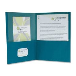 Alternative view of TOPS Letter Recycled Pocket Folder-10 / Pack