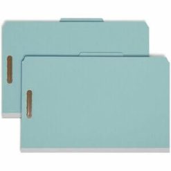 Smead 2/5 Tab Cut Legal Recycled Classification Folder - 5 / Carton