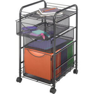 Alternative view of Safco Onyx Mesh File Cart