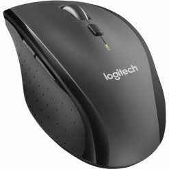 Logitech M705 Marathon Wireless Mouse, 2.4 GHz USB Unifying Receiver, 1000 DPI, 5-Programmable Buttons, 3-Year Battery, Compatible with PC, Mac, Laptop, Chromebook - Black