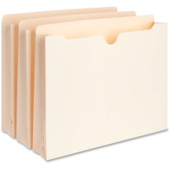 Alternative view of Business Source Straight Tab Cut Letter Recycled File Pocket