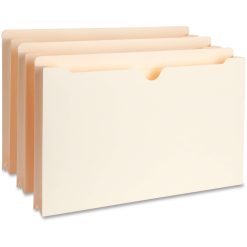 Alternative view of Business Source Straight Tab Cut Legal Recycled File Pocket
