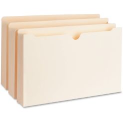 Alternative view of Business Source Straight Tab Cut Legal Recycled File Pocket
