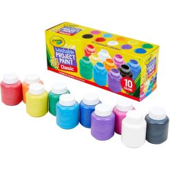 Crayola Washable Kids' Paint Set - Quantity 10 / Set