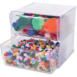 Alternative view of Deflecto Stackable Cube Organizer