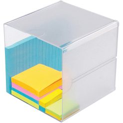 Alternative view of Deflecto Stackable Cube Organizer
