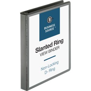 Alternative view of Business Source Basic D-Ring View Binders